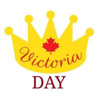 joyeux jour de victoria autocollant vecteur