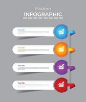 infographie conception pour affaires Les données visualisation. processus graphique vecteur