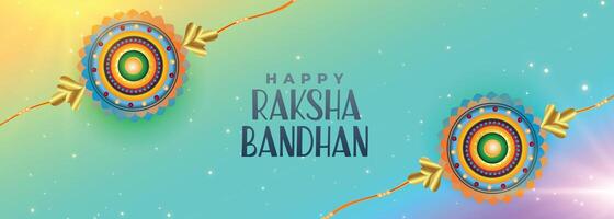 content raksha bandhan fête bannière conception vecteur