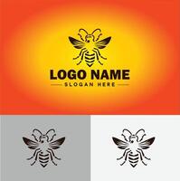 frelon abeille logo icône pour affaires marque app icône frelon abeille logo modèle vecteur