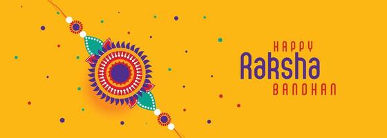 bannière de festival joyeux raksha bandhan vecteur