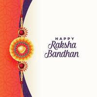 content raksha bandhan traditionnel salutation carte conception vecteur