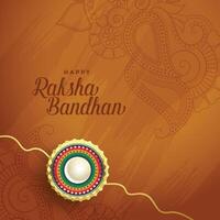 magnifique rakha bandhan Indien Festival Contexte vecteur