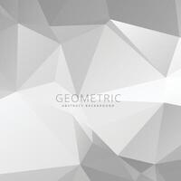 gris polygonal Contexte vecteur