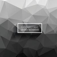 gris blanc polygonal Contexte vecteur