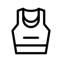 des sports soutien-gorge icône symbole conception illustration vecteur