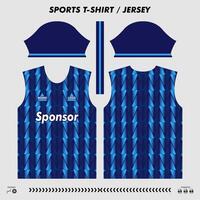 T-shirt sport conception, sublimation Jersey, prêt à imprimer. sublimation vecteur