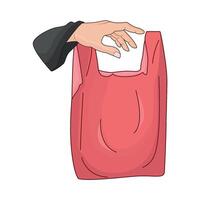 illustration de Plastique sac vecteur