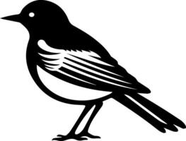 oiseau moqueur icône conception silhouette vecteur
