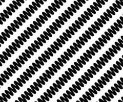motif de lignes en zigzag. ligne ondulée noire sur fond blanc. vague abstraite, illustration vectorielle vecteur