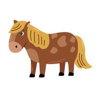 poney icône clipart avatar logotype isolé illustration vecteur