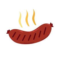 bratwurst icône clipart avatar logotype isolé illustration vecteur