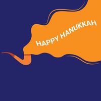 illustration vectorielle joyeux hanukkah festival d'ordination vecteur
