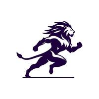 fonctionnement Lion logo. Lion logo illustration vecteur