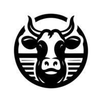 vache logo conception inspiration. taureau et buffle vache animal logo conception vecteur