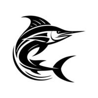 marlin pêche logo illustration vecteur