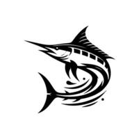 marlin pêche logo illustration vecteur