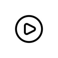 jouer icône conception vecteur symbole pause, bouton, vidéo, lecteur pour le multimédia