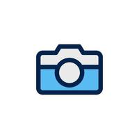 vecteur de conception d'icône de caméra avec photographie de symbole, image, photographie, photographe pour le multimédia
