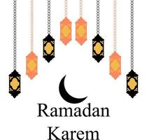 ramadan islamique élégant beau design de bannière vecteur