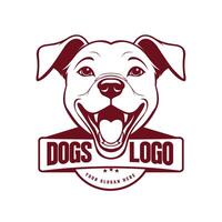 Facile chiens logo vecteur