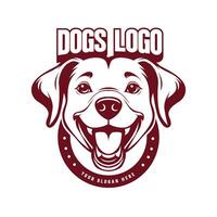 chien logo minimaliste pour votre animal de compagnie magasin vecteur