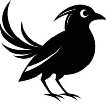 oiseau silhouette Créatif conception vecteur