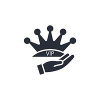 VIP icône. .modifiable course.linéaire style signe pour utilisation la toile conception, logo.symbole illustration. vecteur
