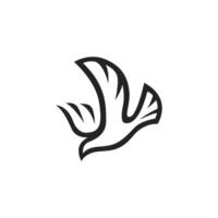 Aigle logo, animal symbole en volant faucon oiseau logo conception modèle illustration vecteur