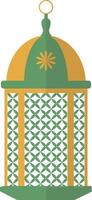 Ramadan kareem lanterne décoration avec arabe conception style. illustration icône. vecteur
