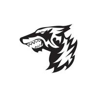 icône de loup et illustration vectorielle de symbole