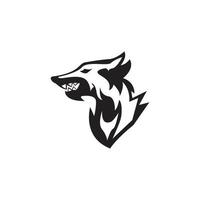 icône de loup et illustration vectorielle de symbole vecteur
