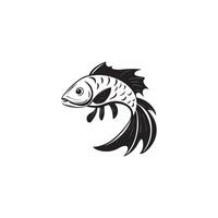 poisson pêche logo icône modèle Créatif symbole de pêche club vecteur