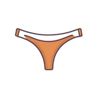 culotte femmes logo vecteur