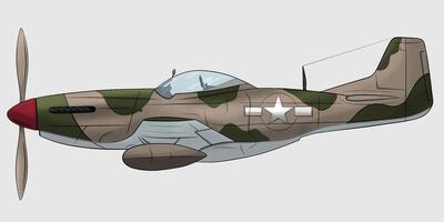 illustration de ww2 avion vecteur