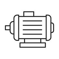 conception d'icône de moteur vecteur