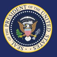 Président de uni États génial joint Etats-Unis logo vecteur