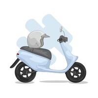 illustration de scooter vecteur