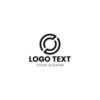 une logo pour une entreprise cette est noir et blanc vecteur