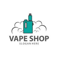 vape boutique logo conception graphique vecteur