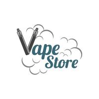 vape boutique logo conception graphique vecteur