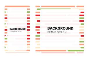 social médias Cadre avec pastèque thème Couleur pour votre graphique Ressource vecteur