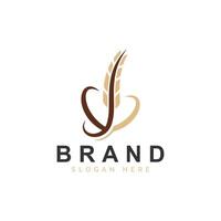 blé grain pour boulangerie, pain, logo conception icône illustration vecteur