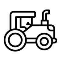 jouet tracteur ligne icône conception vecteur