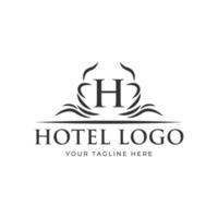 élégant Hôtel logo vecteur