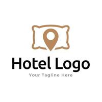 élégant Hôtel logo modèle vecteur