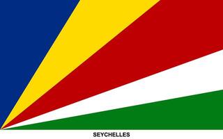 drapeau de les Seychelles, les Seychelles nationale drapeau vecteur
