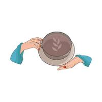 illustration de café tasse vecteur