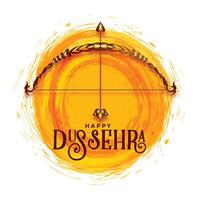 Créatif content dussehra Festival salutation conception Contexte vecteur