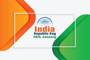 Indien nationale république journée Créatif Contexte conception vecteur